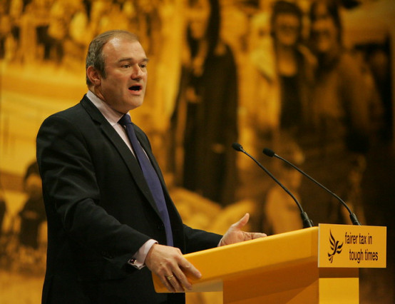 Who is Ed Davey, leader of the Liberal Democrat Party?